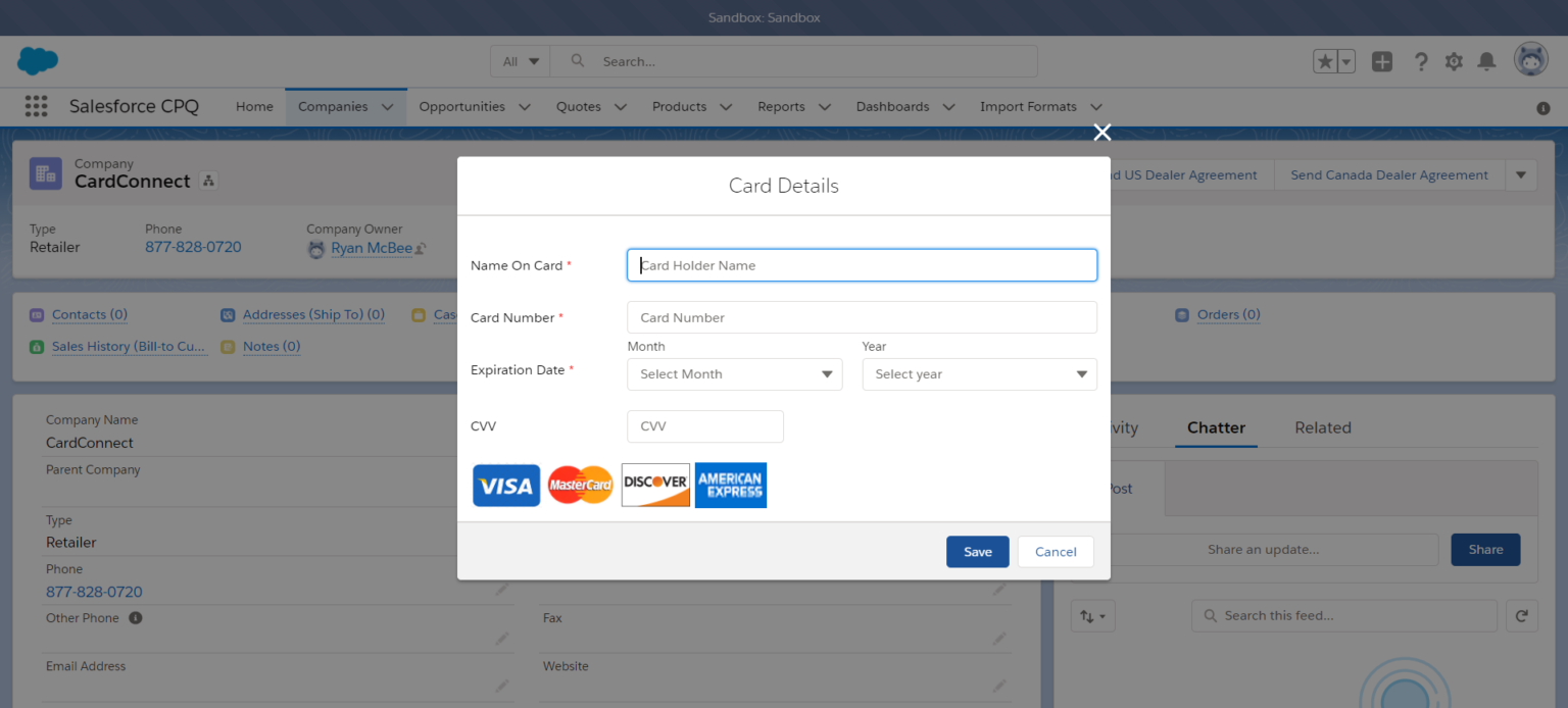 Integrated Payments with Salesforce and Microsoft Business Central