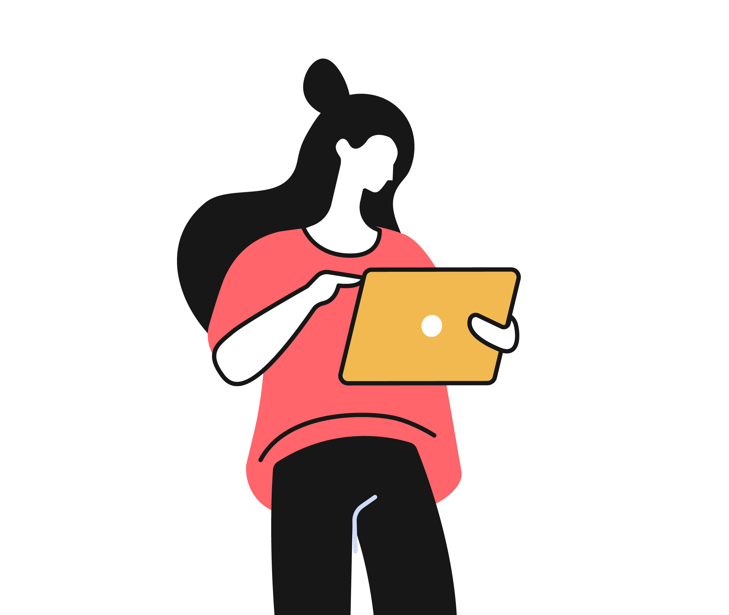 illustration of two people meeting with a handshake