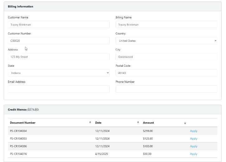 click to pay for dynamics 365 business central