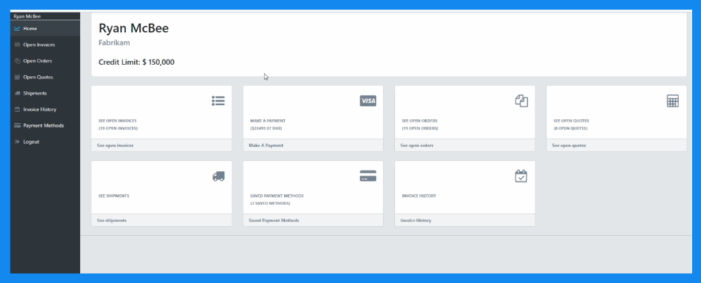 number one customer portal for dynamics 365 Business Central