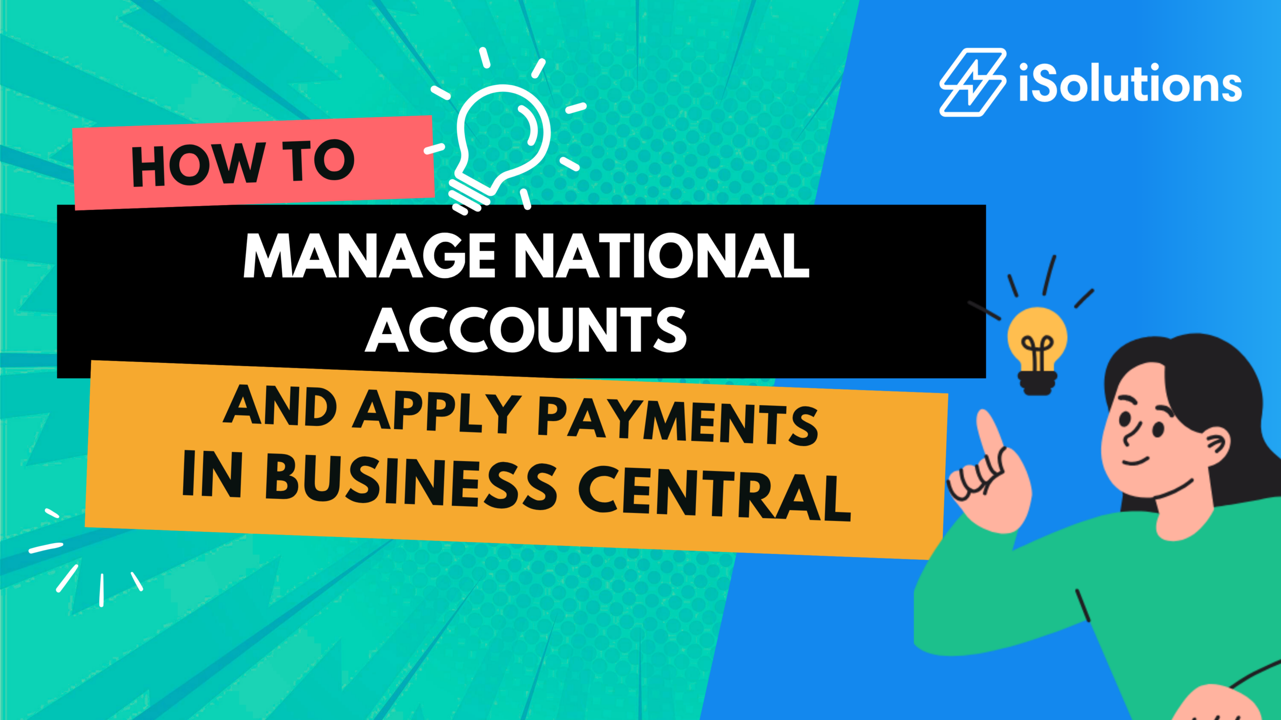 how to manage national accounts in Business Central