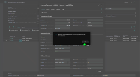 Apply payments across multiple accounts in Business Central