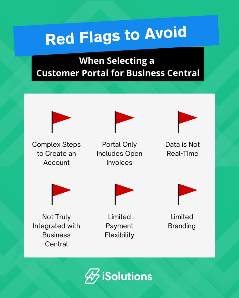 what to avoid with a customer portal