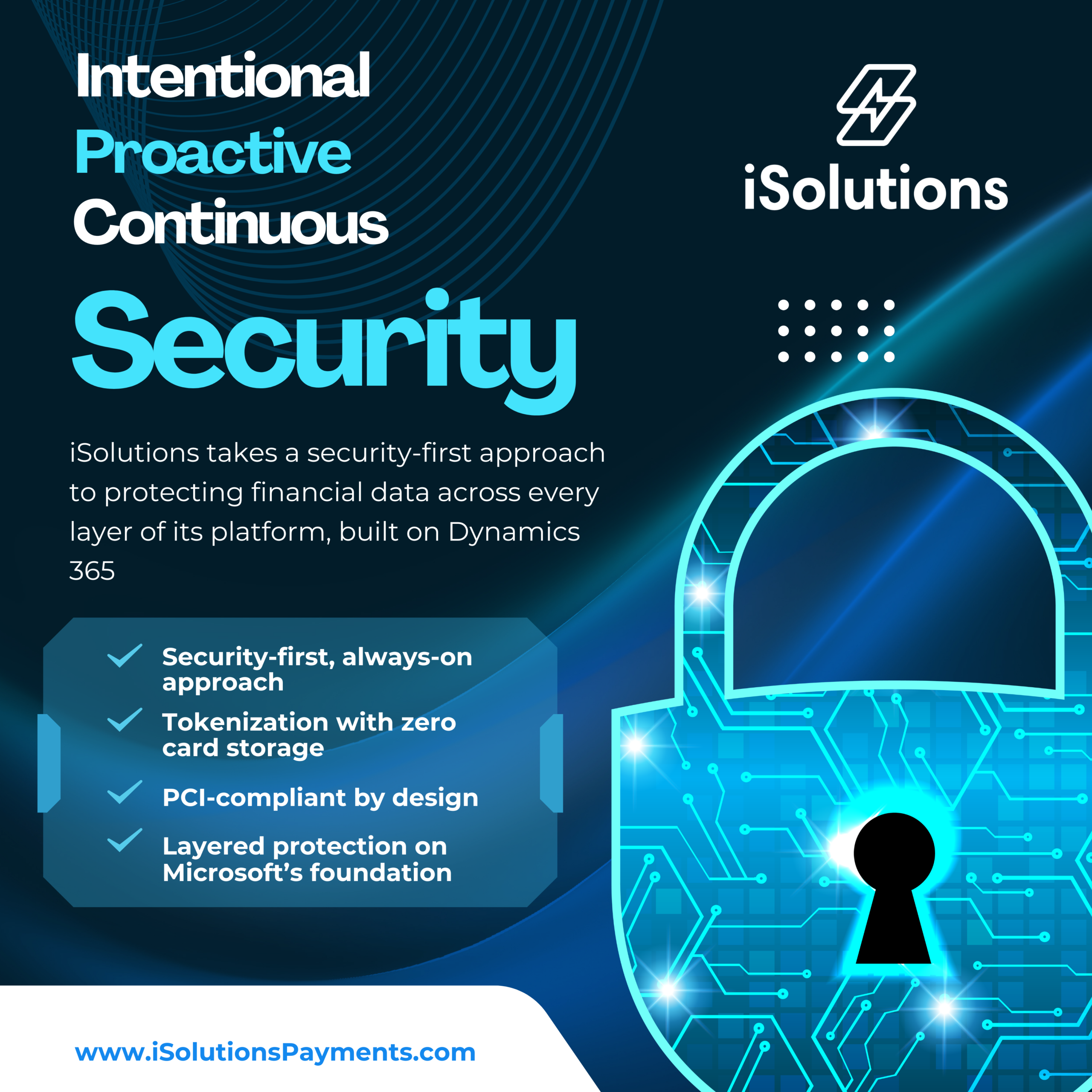 Security for iPayments and iSolutions for Business Central