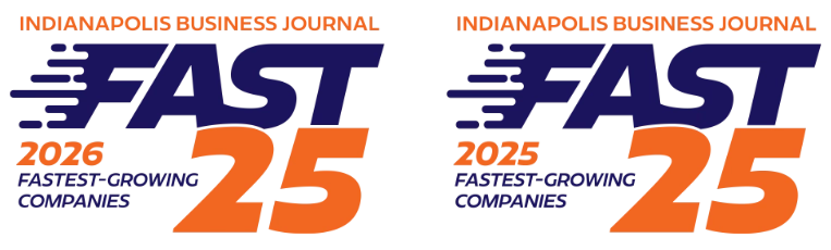 Indanapolis Fast 25 award badges