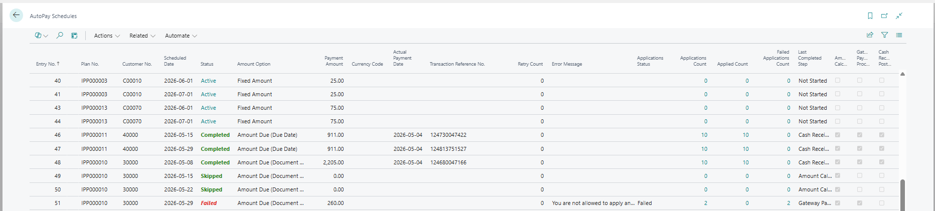 AutoPay screenshot