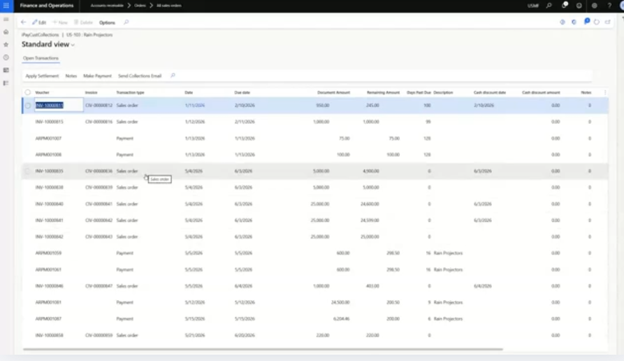 managing collections in dynamics 365 finance 